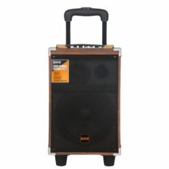 Alternative view of Discover the Ultimate Party Companion: Baab 8-Inch Portable DJ Karaoke Pro Party Wooden Speaker