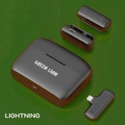 Alternative view of Green Lion 2 in 1 Wireless Microphone (Lightning)