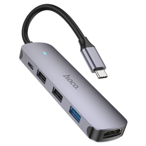 Hoco 60W USB-C 5 in 1 Hub HB27