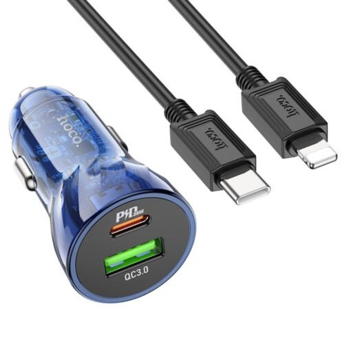Hoco PD30W + QC3.0 Car Charger Set