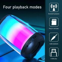 Alternative view of Plus 4 Mini Portable Bluetooth Colorful Lights Speaker
