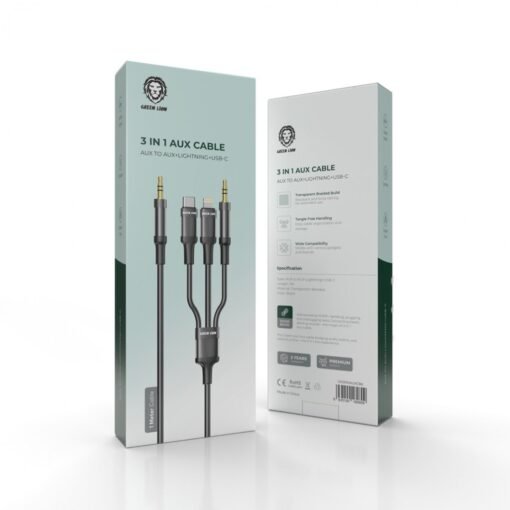 Green Lion 3 in 1 AUX Cable