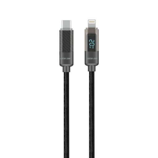 Green Lion Digital Display USB-C to Lightning Cable